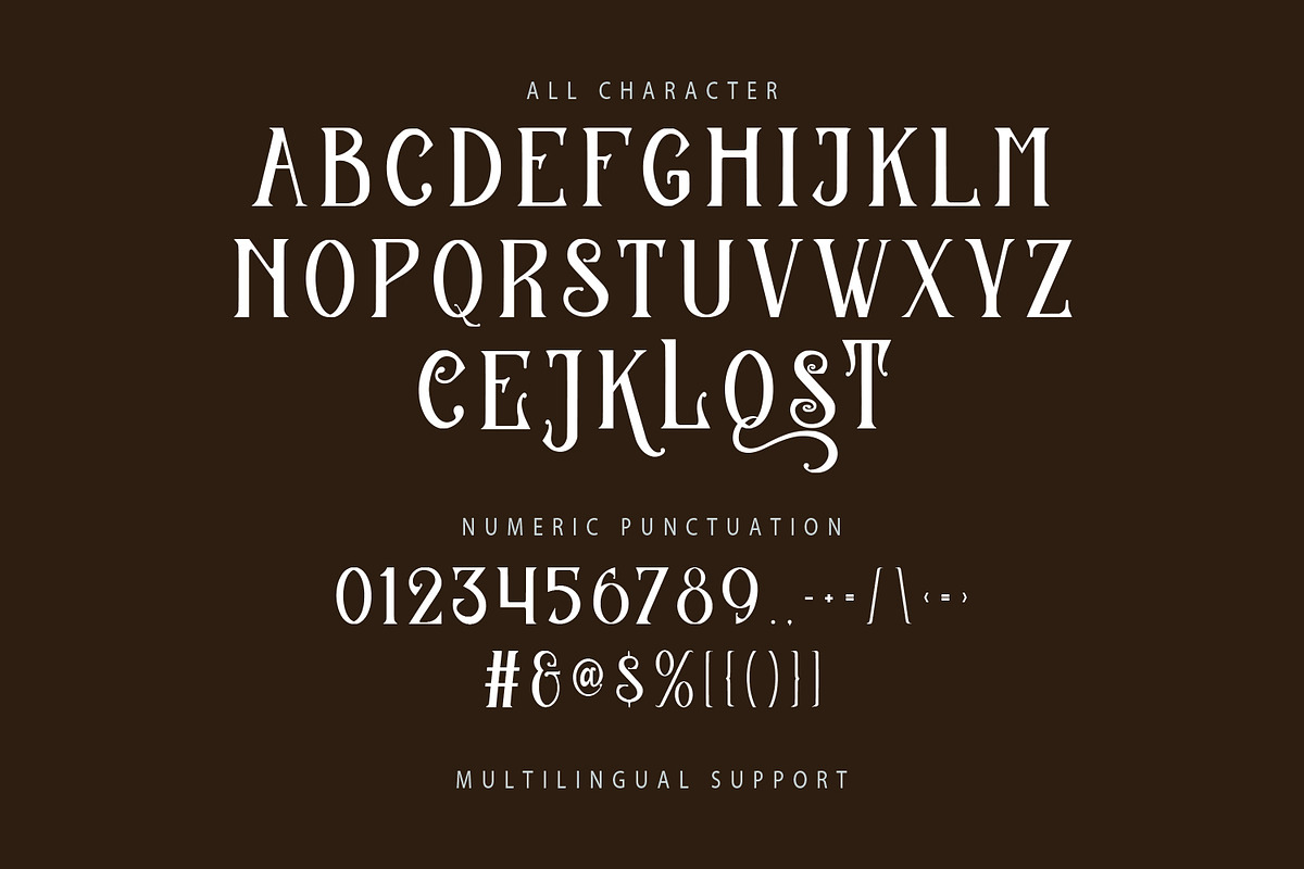 Cilamane Serif Decorative Display, a Serif Font by Maulana Creative (Photo 5 of 7)