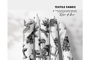 Exotic garden toile de jouy pattern, a Texture Graphic by Milatoo (Thumbnail 4 of 4)