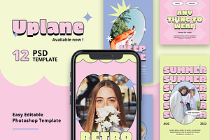 Uplane Retro Instagram Template