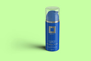Airless Pump Cosmetic Bottle Mockup, a Cups & Container Mockup by Digitalphaser (Thumbnail 4 of 5)