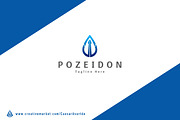 Pozeidon Logo Template, a Branding & Logo Template by Avartde Creative (Thumbnail 2 of 2)