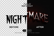 Nightmare Text Effect Style, a Layer Style Add-On by Mockmenot (Thumbnail 2 of 2)
