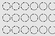 Minimalist Continuous Arrow Icons, an Outline Icon by hkmonir (Thumbnail 1 of 3)