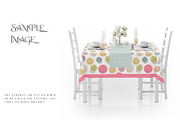 Tablecloth & Table Runner Mockups, a Household Mockup by mock-ups (Thumbnail 10 of 21)