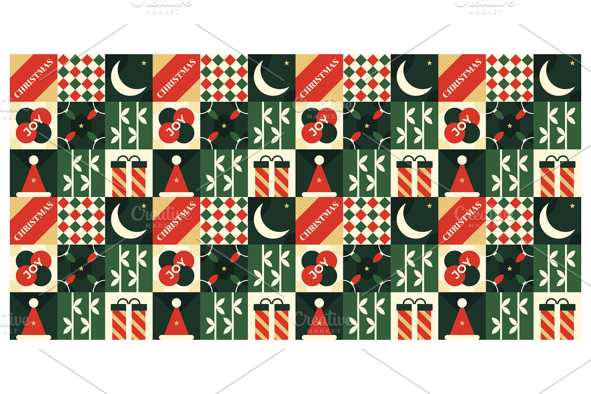 Festive Christmas Motif, a Decorative Illustration by Creative Backgrounds