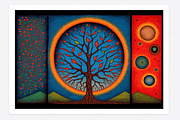 Sati Collection · Sacred Trees, a Decorative Illustration by milatovar (Thumbnail 10 of 14)