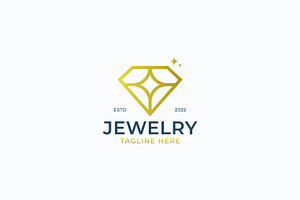 Diamond Logo Luxury Brilliance, a Branding & Logo Template by Signatoro