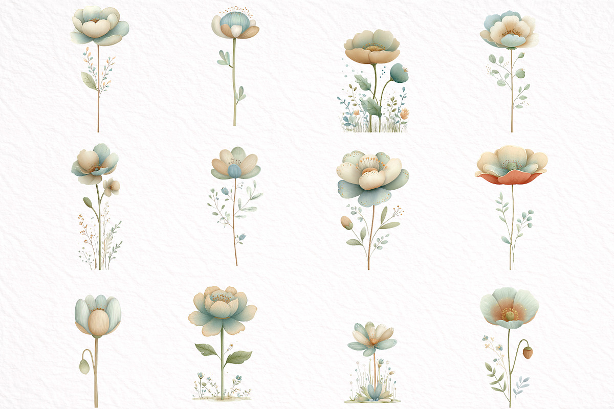 Whimsical Spring Poppy Flowers, an Illustration by DreamArtGraphic (Photo 7 of 8)