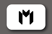 Modern Red M Logo on White Backgroun, a Branding & Logo Template by Salman Shop (Thumbnail 3 of 4)