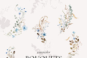 WINTER FLORALS watercolor set, a Decorative Illustration by Yuliia Lashevska (Thumbnail 3 of 12)
