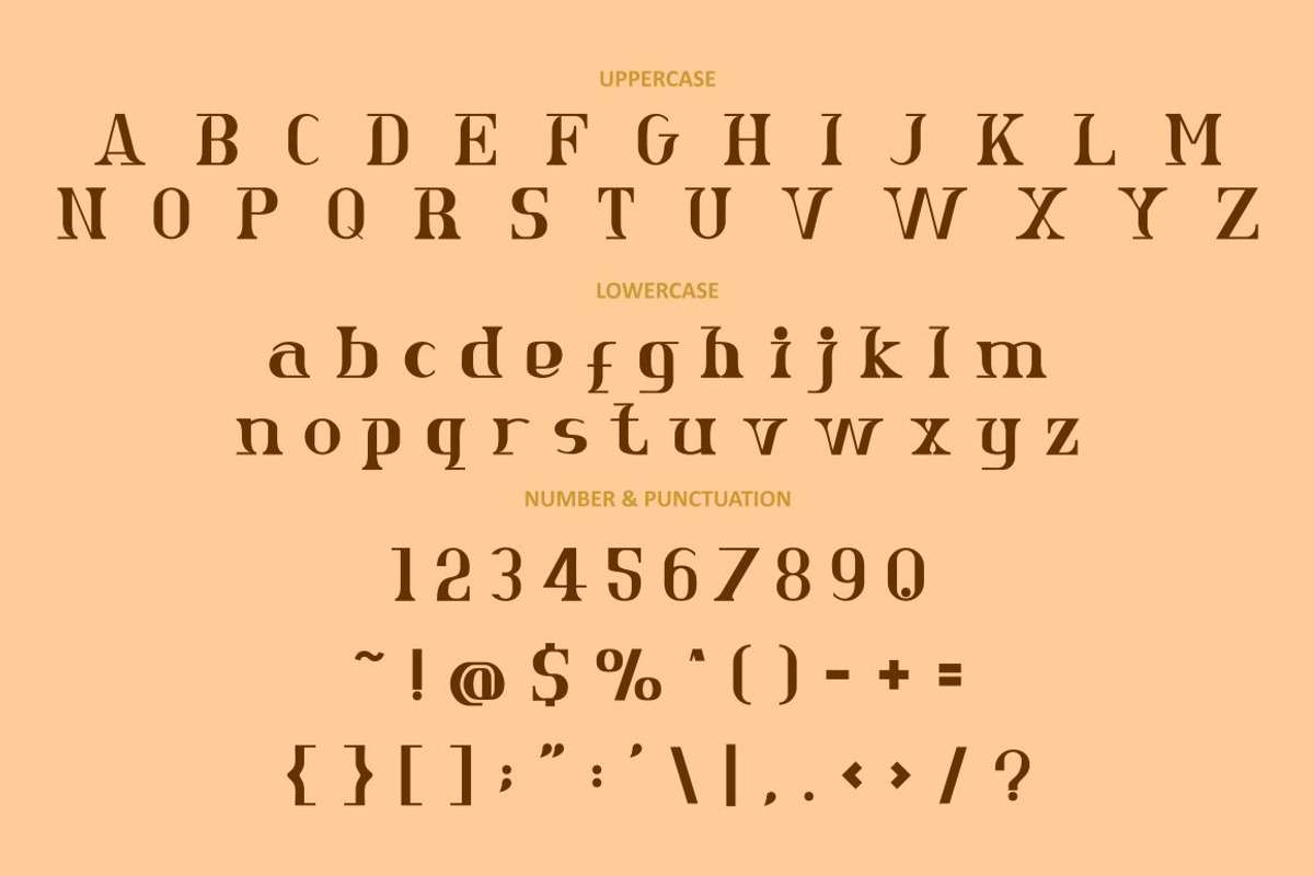 Astra Goldie - Display Font, a Serif Font by PutraCetol Studio (Photo 4 of 11)