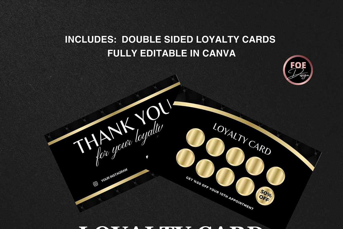 Luxury hair branding kit templates C, a Branding & Logo Template by Foedesigner (Photo 2 of 10)