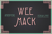 The Wee Mack Display Font, a Font by dookit studio (Thumbnail 1 of 11)