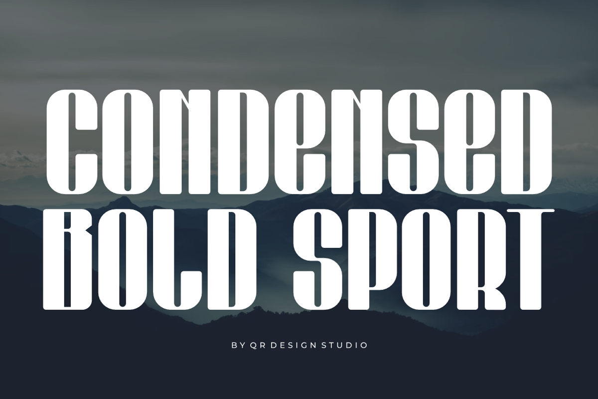 Rokexina - Tall & Condensed Font, a Sans Serif Font by QR Design Studio (Photo 2 of 7)