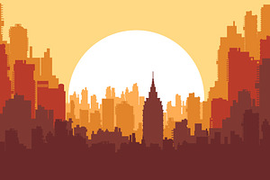 Urban landscape, an Illustration by AlexZeL