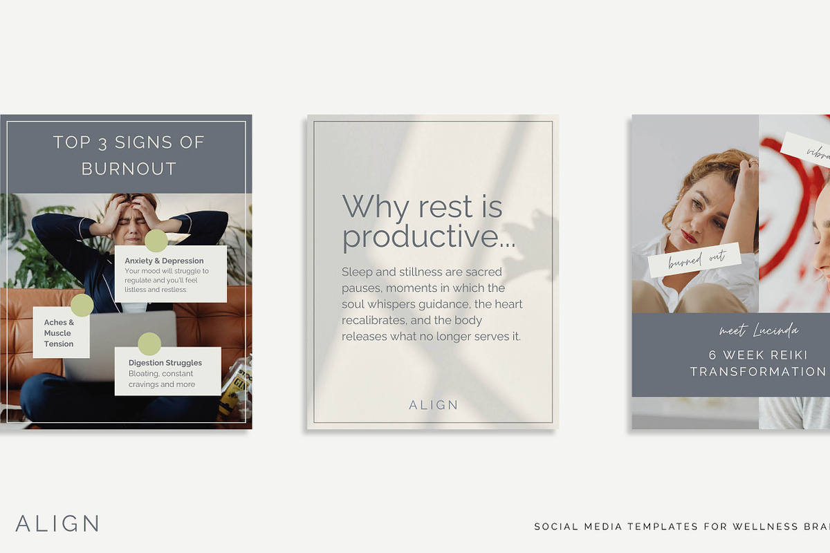 Spiritual Wellness Social Media Kit, a Social Media Template by CreativeWilderness (Photo 7 of 11)