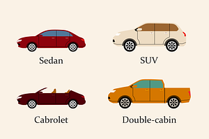 Cars Body Type Illustration