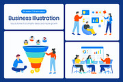 80 Business Illustrations Bundle, a Finance Illustration by Brickclay (Thumbnail 1 of 11)