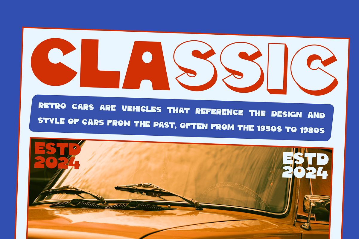 Drobei - Modern Display Retro, a Sans Serif Font by MaikoHatta (Photo 7 of 10)