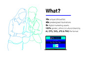 Business people single line drawings, a Person Illustration by ToonPlanet Vector Assets (Thumbnail 3 of 12)