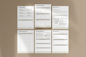 Interactive Business Strategy Sheets