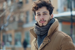 Attractive young man wearing fashion clothes, a Person Photo by AlyaAnd