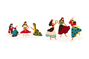 Romani people set, a Person Illustration by Good Studio (Thumbnail 2 of 5)