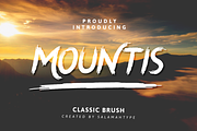 Mountis - Brush Font, a Font by Salamahtype (Thumbnail 1 of 10)