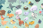 Quirky Series - Animals Mega Pack, an Animal 3D Model by Polydactyl (Thumbnail 8 of 13)