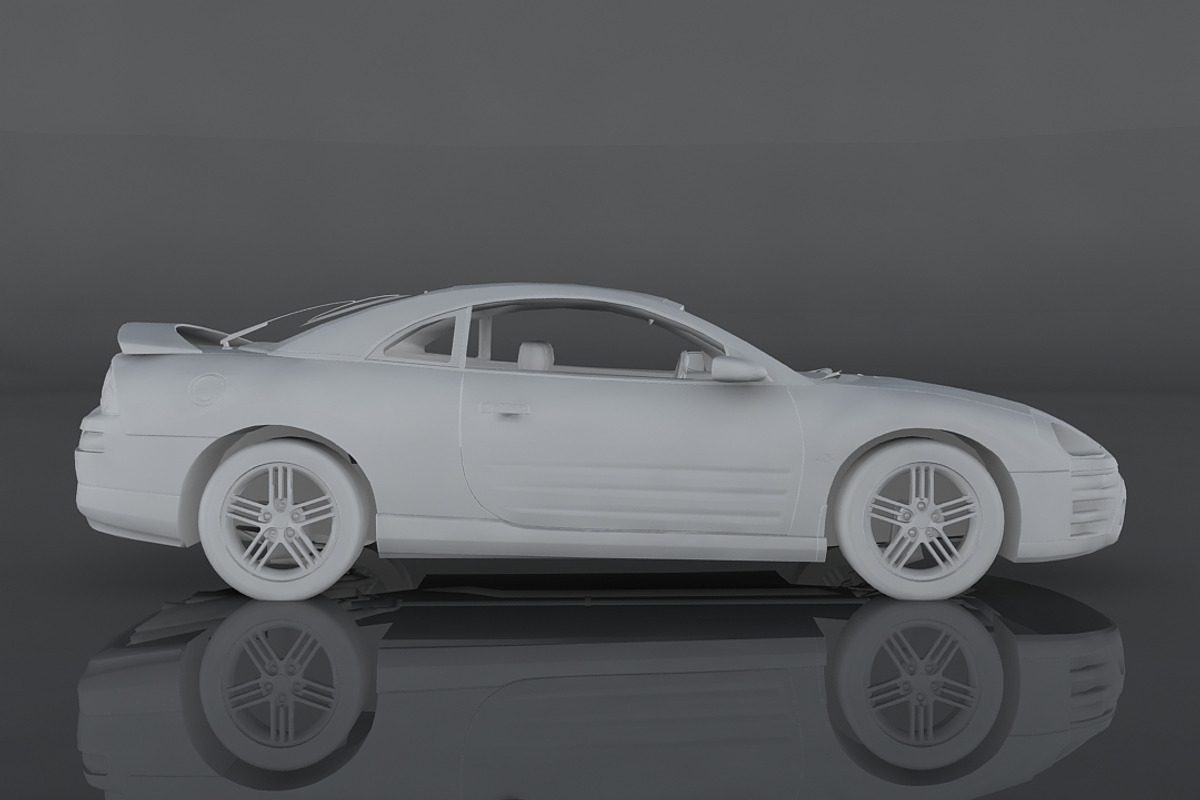 2003 Mitsubishi Eclipse GTS, a Cars & Vehicle 3D Model by valtriiu (Photo 10 of 12)
