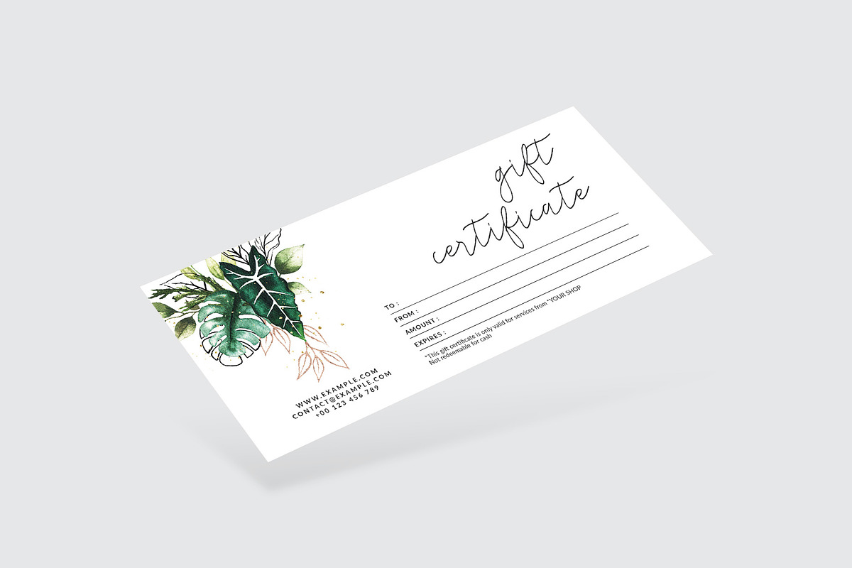 Gift Voucher/Certificate Template, a Card Template by Amit Debnath (Photo 2 of 3)