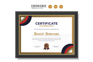 571. Modern Certificate Template