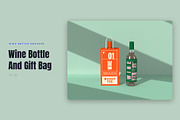 Wine Bottle Mockup Pack, a Cups & Container Mockup by Motion-Box (Thumbnail 18 of 24)