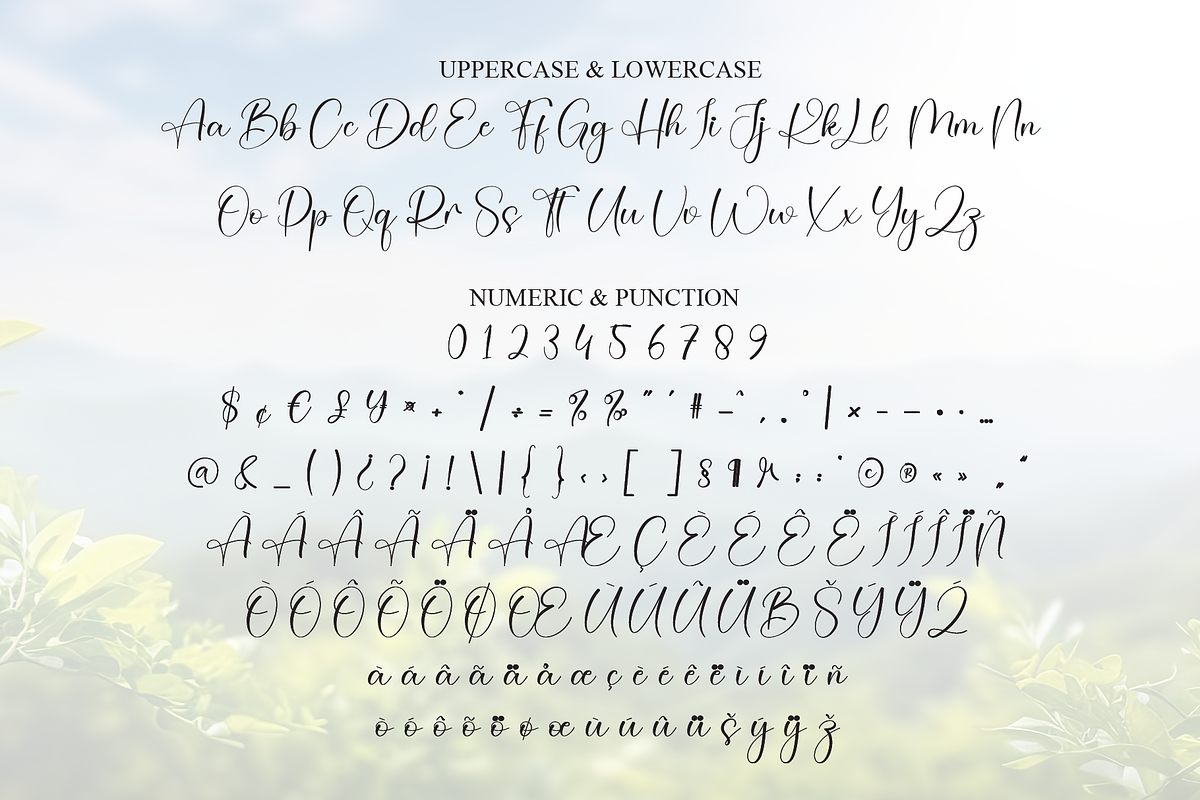 Nature | Script Font, a Handwritten Font by Scratchones (Photo 7 of 9)
