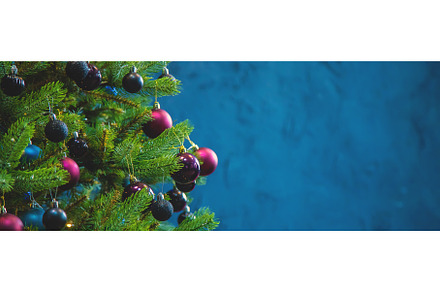 Christmas tree with decorations and, a Holiday Photo by yanadjana
