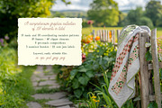 Cottage Strawberry Clipart & Pattern, a Pattern Graphic by PATTERNS etc. (Thumbnail 2 of 16)