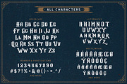 Arlington Layered Font & Ornaments, a Font by Letterhend Studio (Thumbnail 6 of 11)
