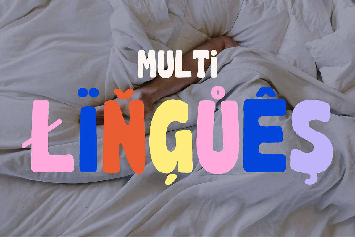 FLEMME | a bold retro font, a Sans Serif Font by Clarisse Joly (Photo 6 of 9)