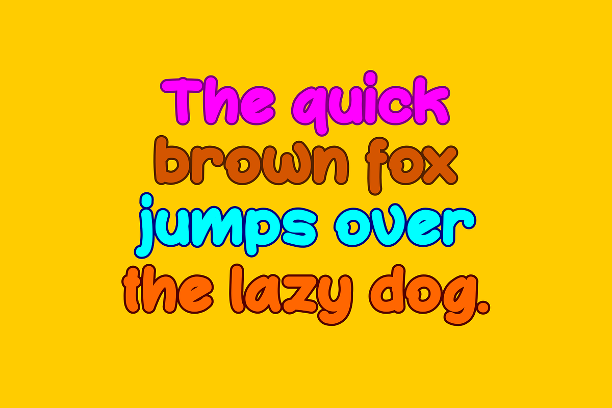 Gritz -Bold Playfull Rounded Display, a Sans Serif Font by Gittype (Photo 2 of 15)