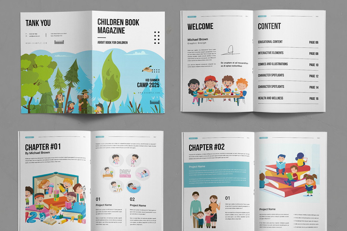 Children Book Magazine Layout, a Magazine Template by ContestDesign (Photo 2 of 3)