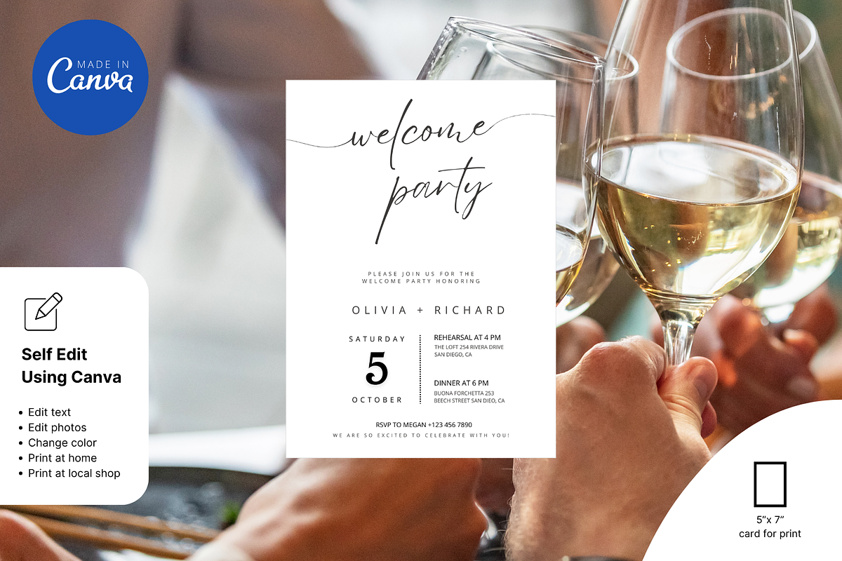 Welcome Party Invitation preview 6