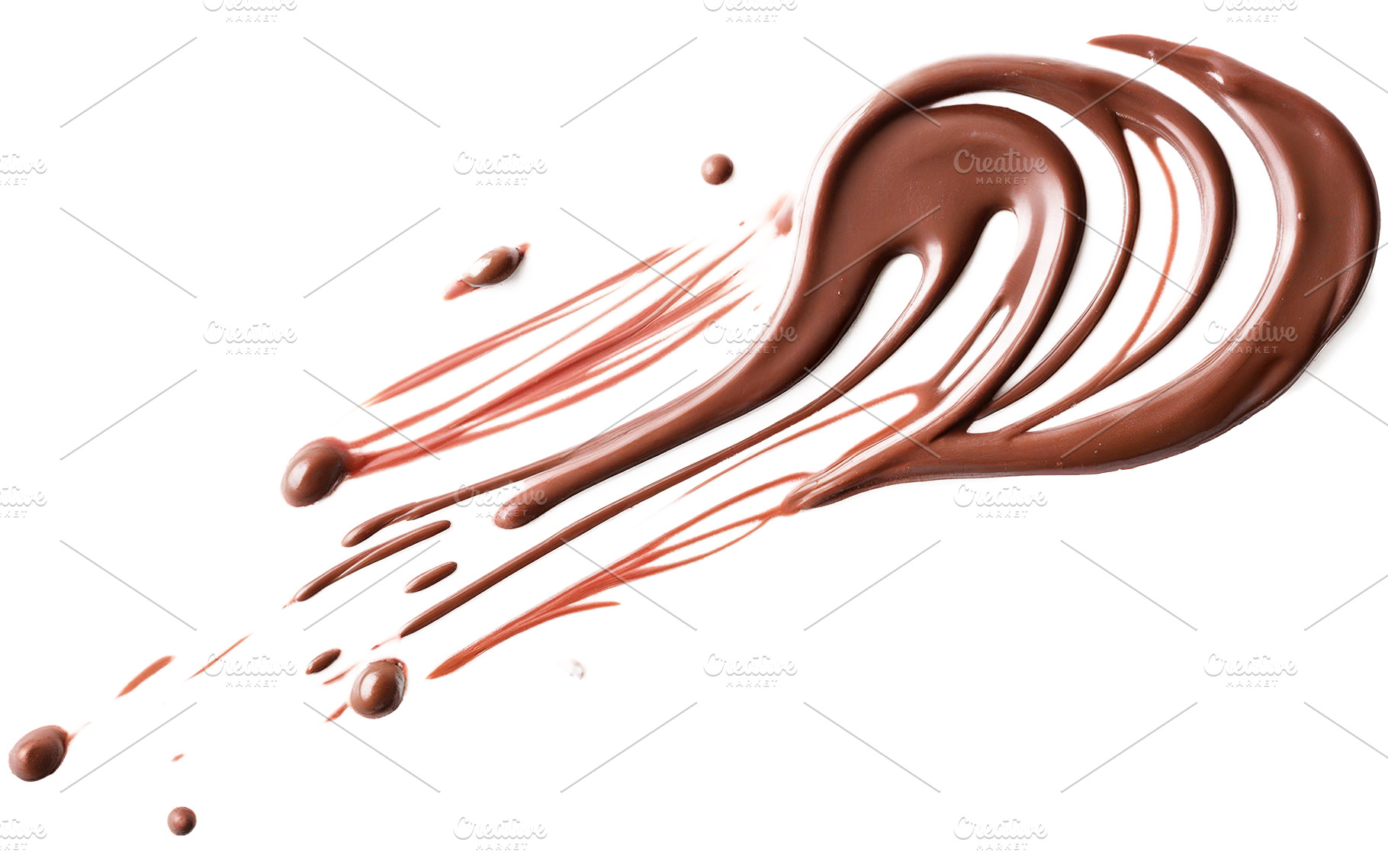 chocolate liquid smear, a Food & Drink Photo by itakdalee