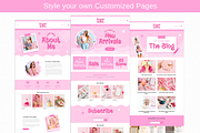 Pink Shopify Theme Template, a Shopify Template by AdvertFox (Thumbnail 2 of 10)