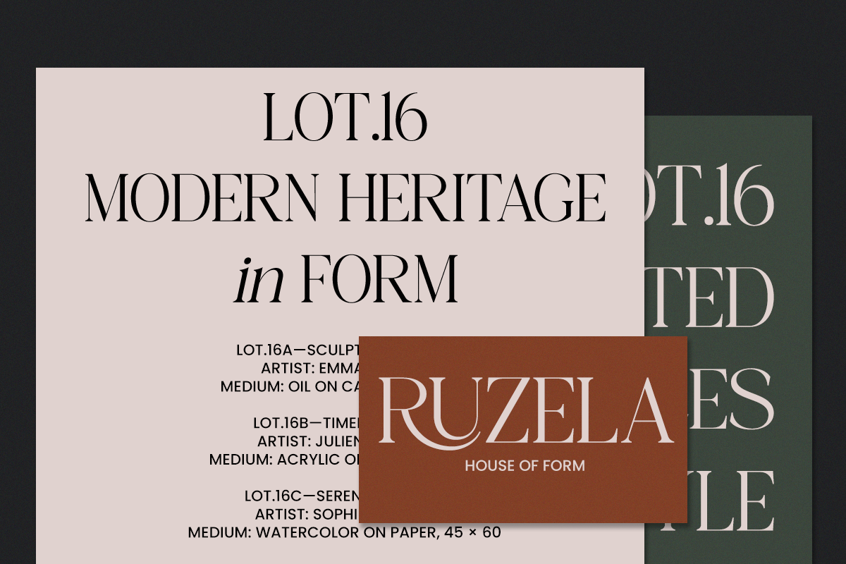 Rosery - Luxury Ligature Serif Font, a Serif Font by Font Liner (Photo 2 of 10)