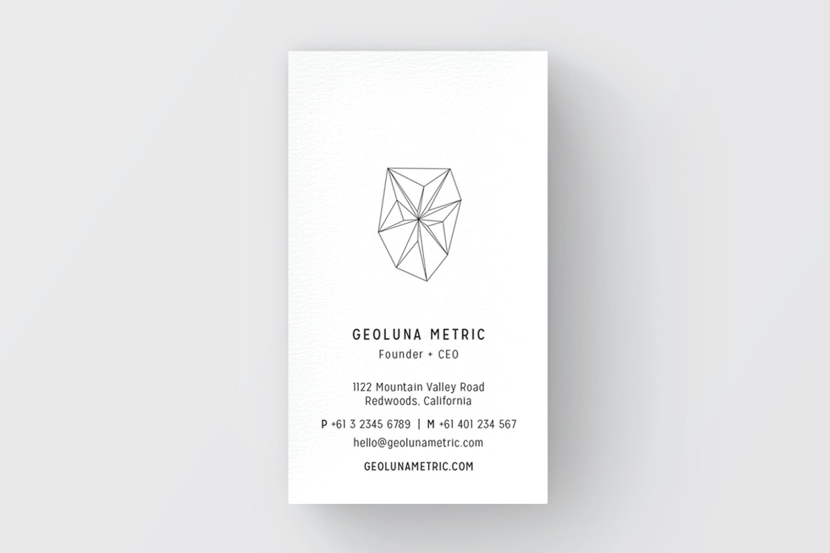 GEOLUNA2 Business Card Template, a Business Card Template by TheOutcrop (Photo 4 of 6)