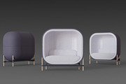 Big capsule chair sofa, a 3D by NojskaAksjon (Thumbnail 14 of 21)