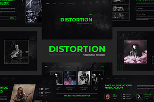 Distortion - Music Google Slides