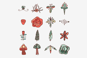 Hand Drawn Nature Elements