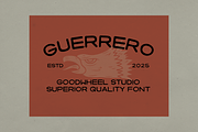 GW Guerrero, a Sans Serif Font by Goodwheel Studio (Thumbnail 8 of 11)