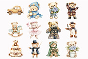 Tartan teddy bear Clipart, an Illustration by Design Market (Thumbnail 4 of 5)